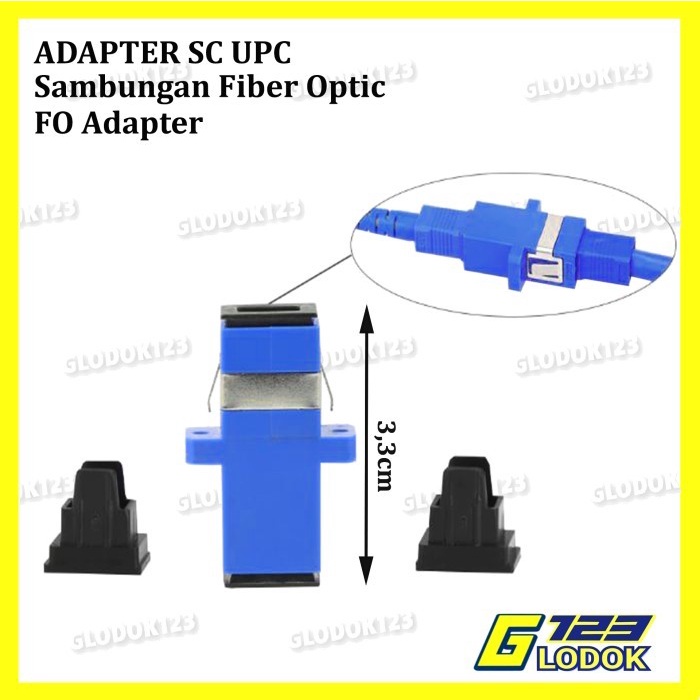 Adapter SC UPC APC Barel Adaptor Fiber Optic Optik Sensor Connector FO