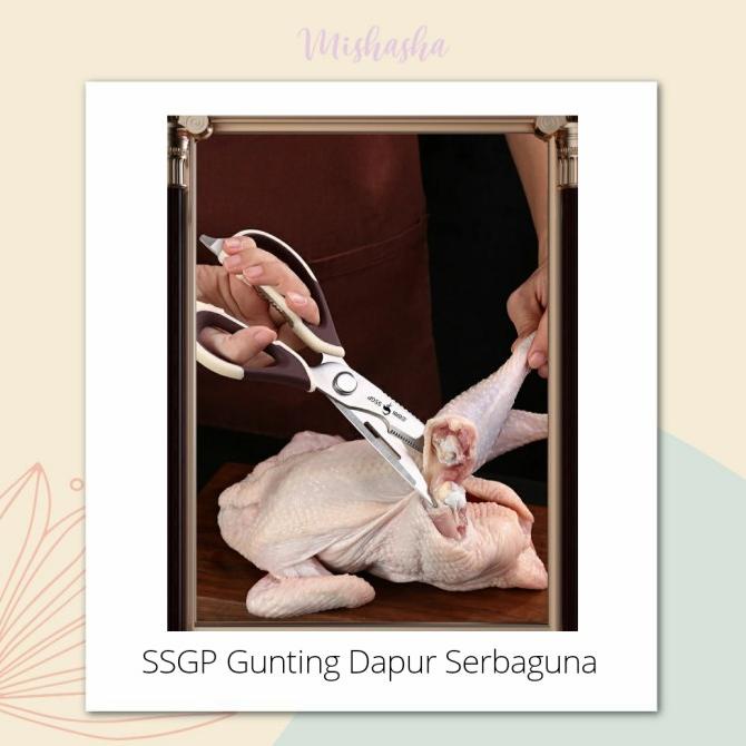 Gunting Dapur Serbaguna Stainless Steel Sus 304 SSGP Germany