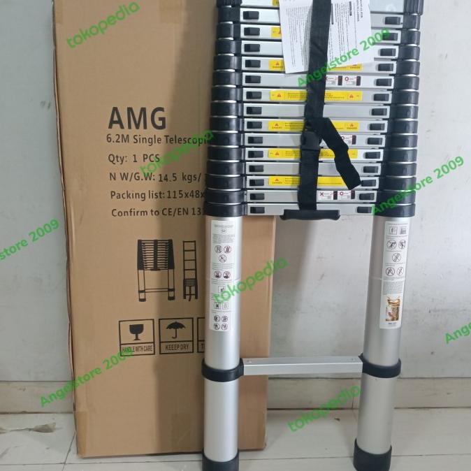 Tangga Teleskopik 6,2Meter (Silver)