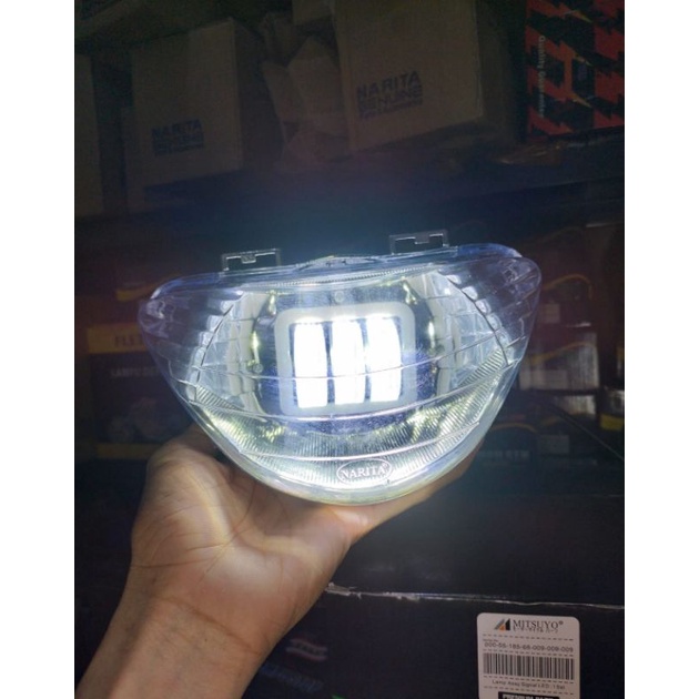 Reflektor Lampu Depan Satria Hiu 2 Tak Malaysia Daymaker Kualitas Terbaik