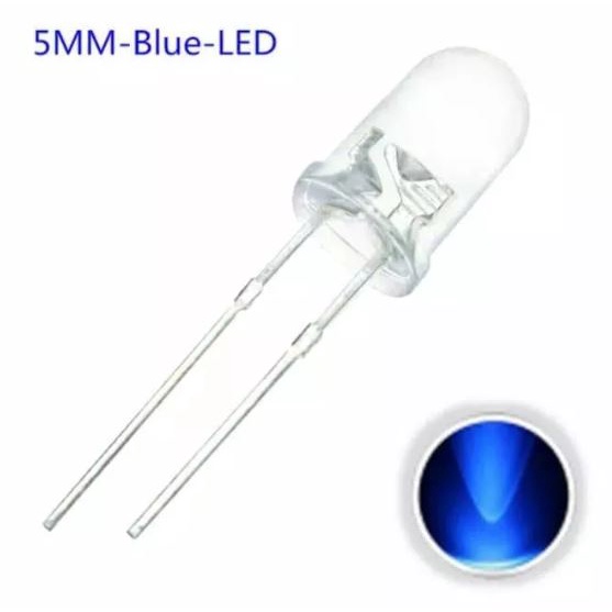 10Pcs LED 5mm P-Biru