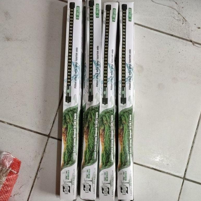 [PDA.07De22ᴴ] Lampu celup aquarium 2 baris Kandila Z series LED 30 cm dan 20 cm