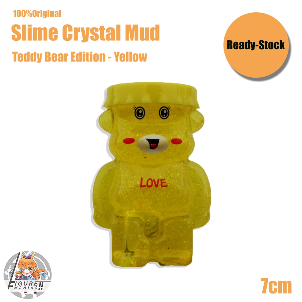 Mainan Anak - Slime TEDDY BEAR Edition Import Premium Slime Lucu Cute Slime Aman Crystal Mud Galaxy Mud