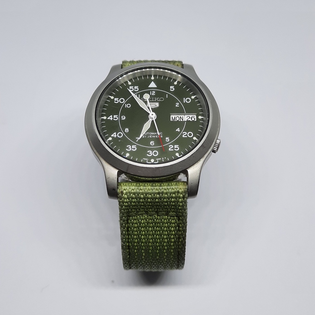 Seiko 5 Automatic SNK805K2 Military Green Dial SNK805 SNK807 SNK803 SNK809