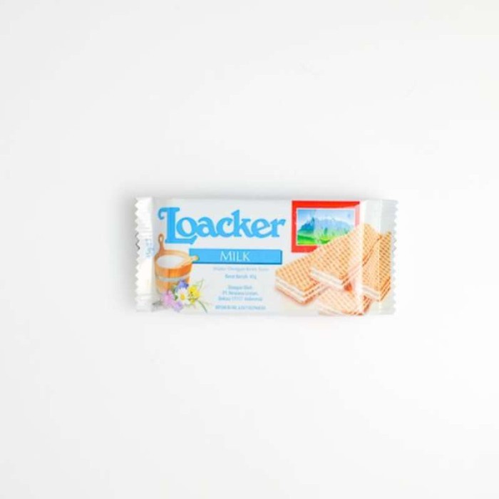 

Loacker milk wafer 45gr pak