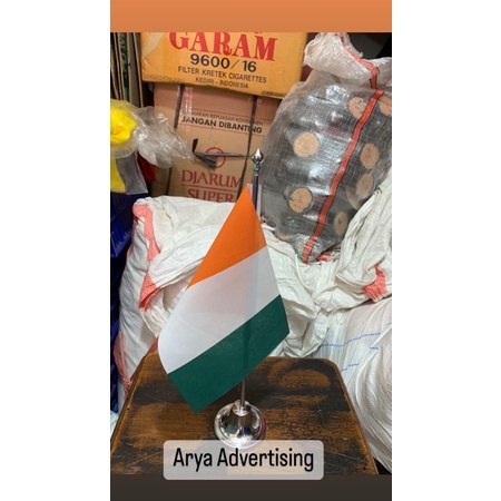 bendera negara PANTAI GADING+tiang stainless meja
