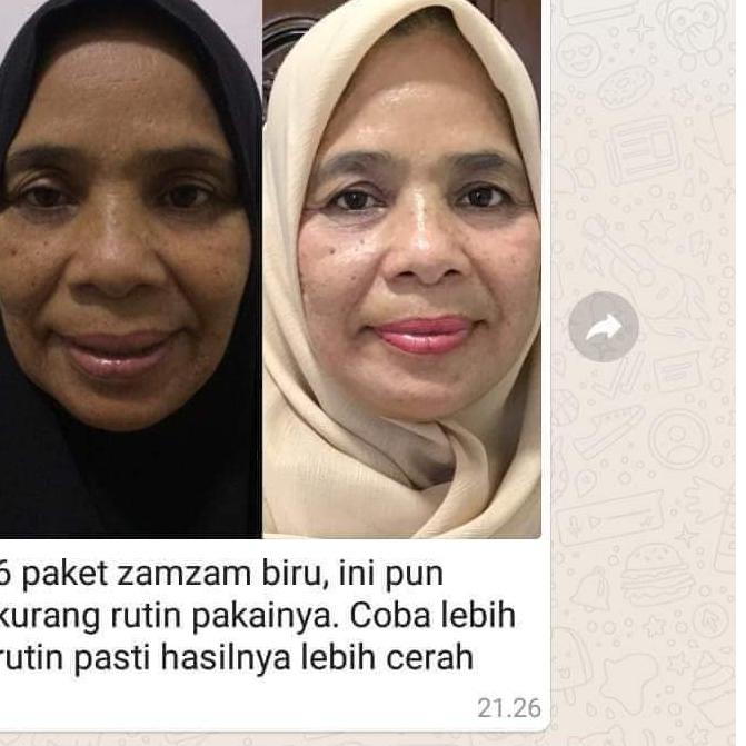 cream zam zam original 100% / bedak krim zamzam original ori