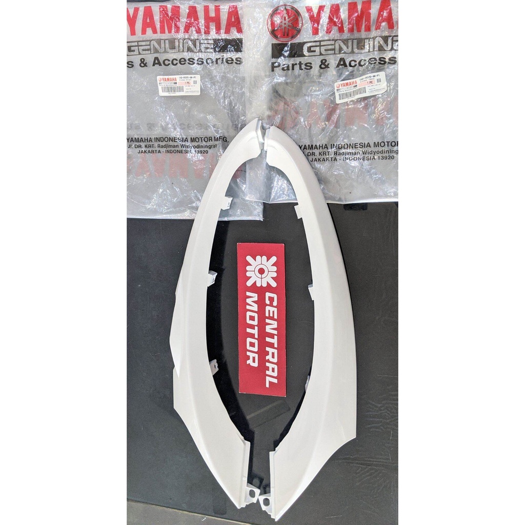COVER DEK BAWAH SAMPING KANAN KIRI FINO FI 115 INJEKSI PUTIH ORIGINAL YAMAHA 1YD-F837D-00-P1 1YD-F83