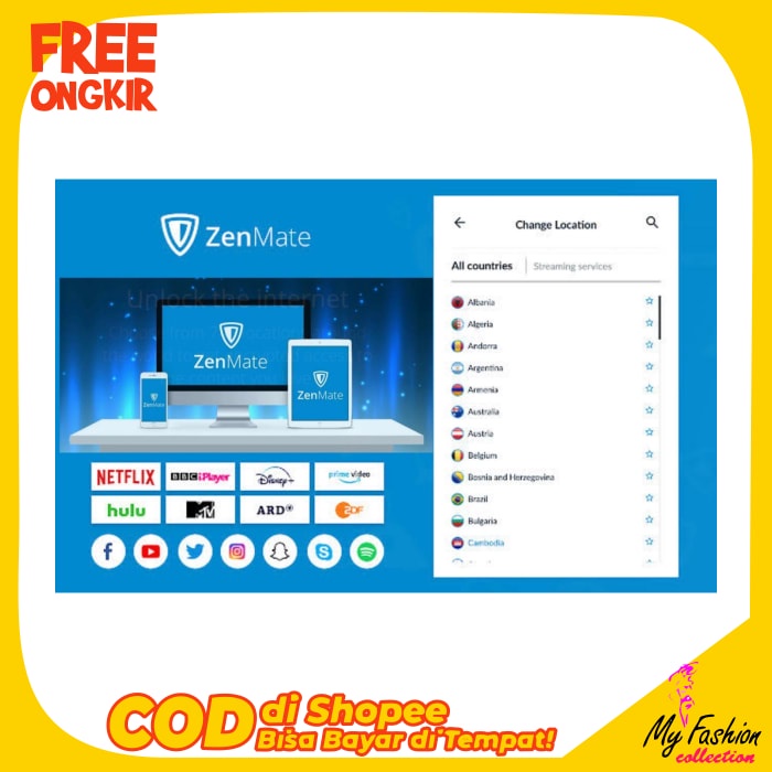 My-Outlet / Promo Termurah Zenmate Ultimate Vpn Premium 1 Bulan Private Login Original Bergaransi