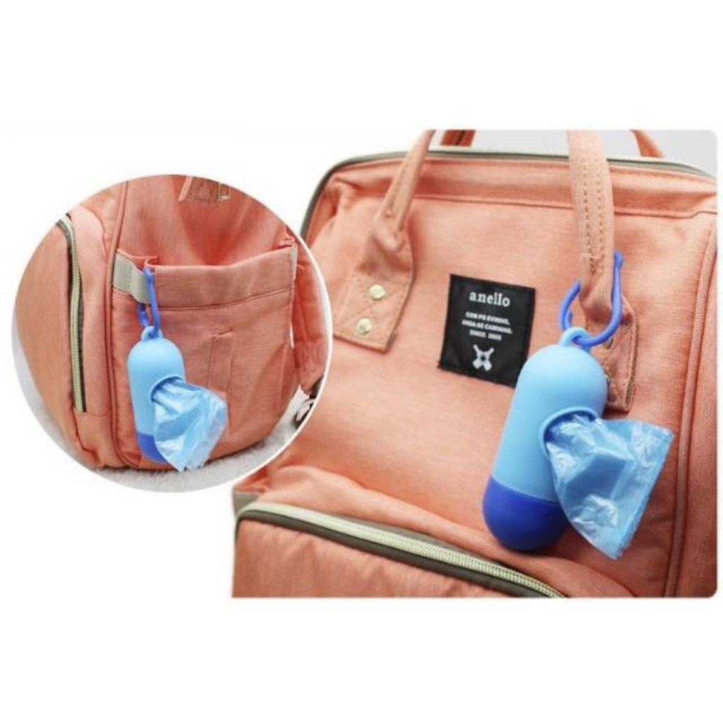 Dispenser Tempat Kantong Plastik Sampah Popok Serbaguna / Baby Diapers Dispenser Bag