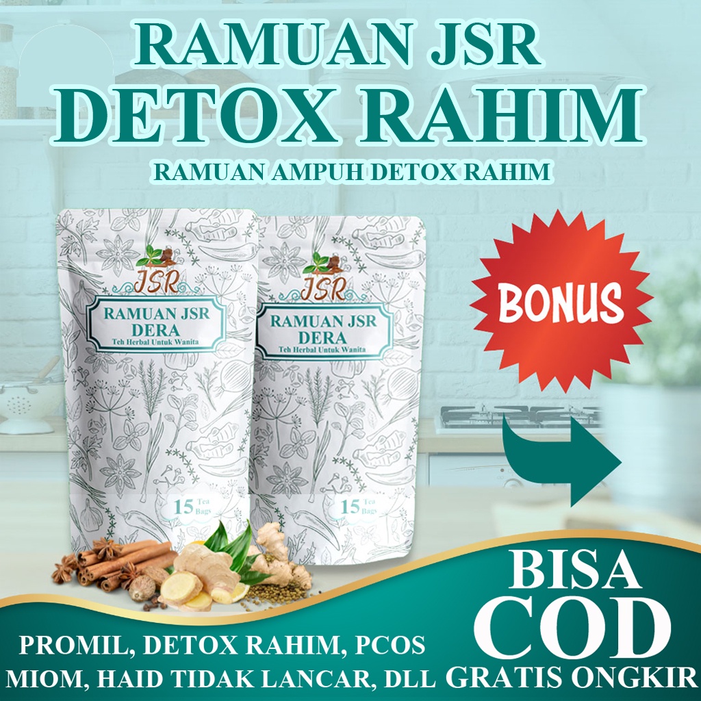 

Detox Rahim - JSR DERA - Teh PROMIL - Teh Kesuburan Wanita - JSR Subur Rahim - PROMIL JSR - PROGRAM HAMIL - by RAMUAN JSR