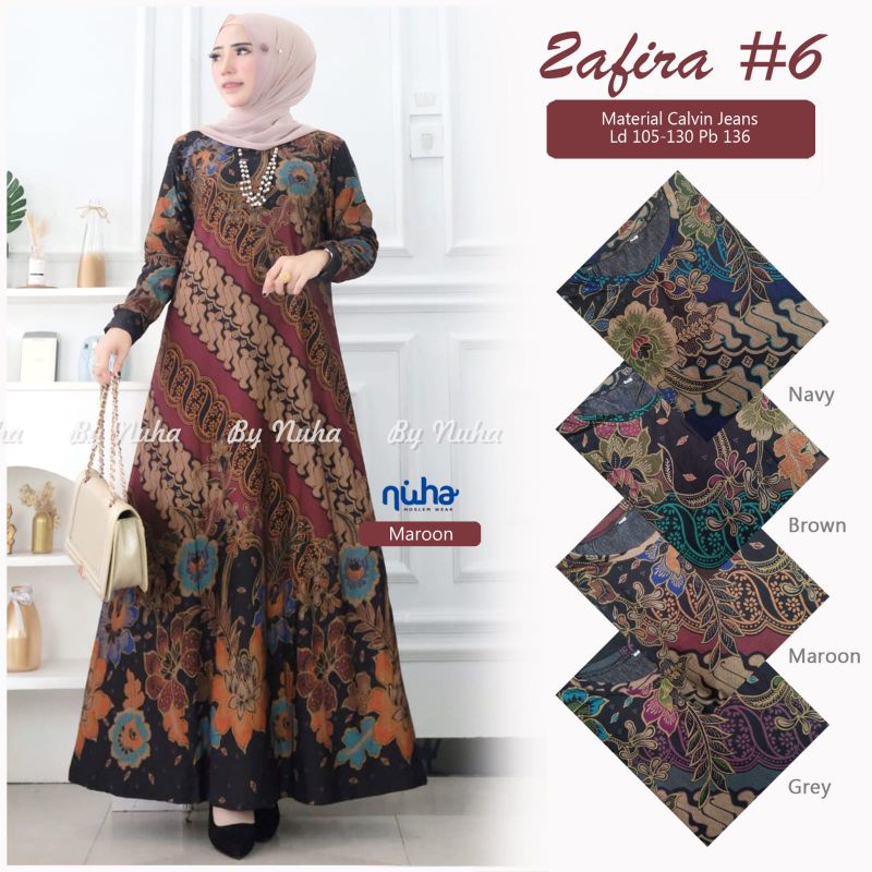 Dress calvin jeans Maxy batik gamis calvin jeans gamis calvin jeans fit M-XXL