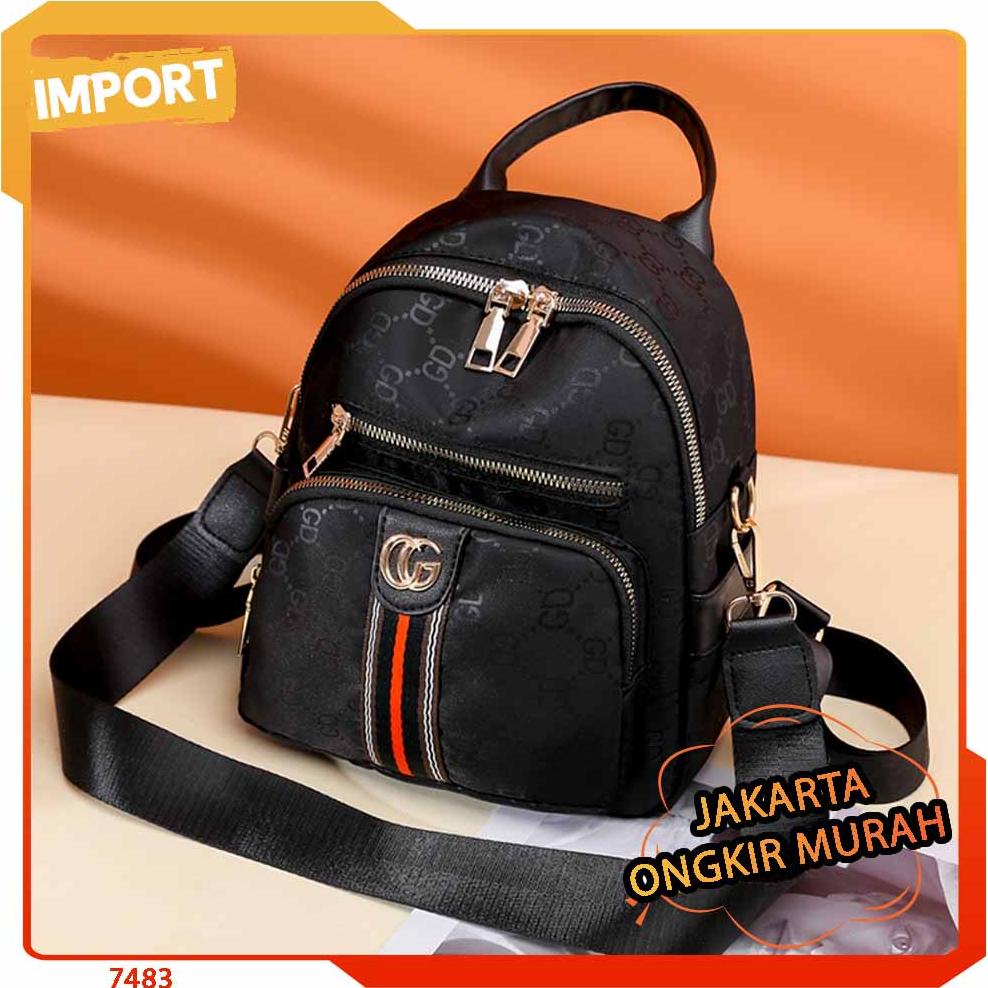 JAKARTA E 7483 / D 1963 TAS RANSEL WANITA KEKINIAN CG IMPORT MURAH KOREA