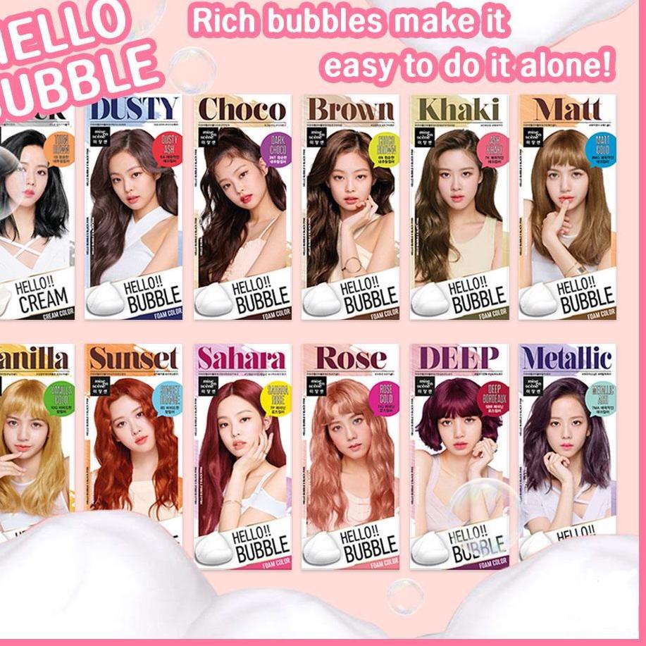 Spesial Promo--Mise En Scene Hello Bubble Dye Hair Coloring / Mise En Scène Blackpink