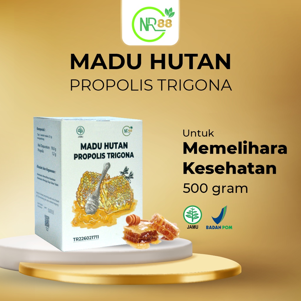 

Madu Hutan plus propolis - Madu Kesehatan - Madu Hutan Propolis Trigona NR88 - Madu Murni 100% - Produk Asli No KW