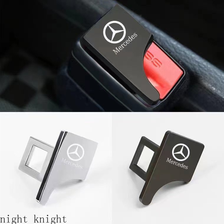 Mercedes Benz Sabuk Pengaman Mobil Hidden Car safety seat belt Gesper Klip Hard Plug Alarm Stopper Untuk Mercedes Benz W210 W124 W203 W204 C200 W140 W176 W205 W123 W220 W211 W212 GLA AMG