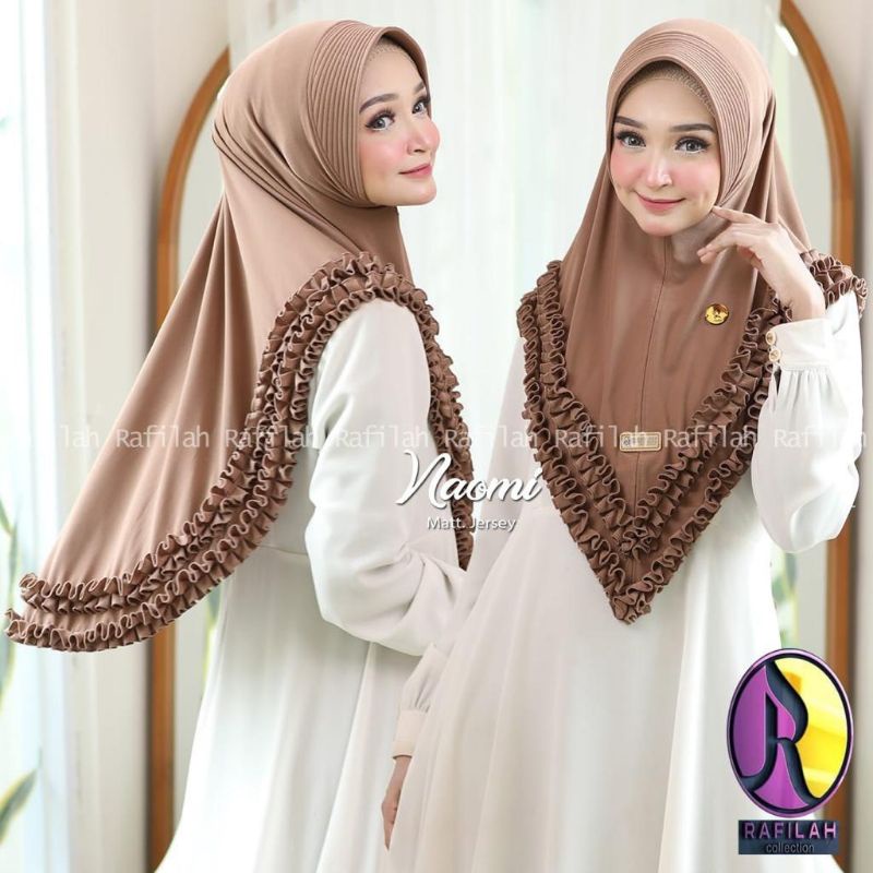 Hijab/ Jilbab pad antem gotik Naomi by Rafilah