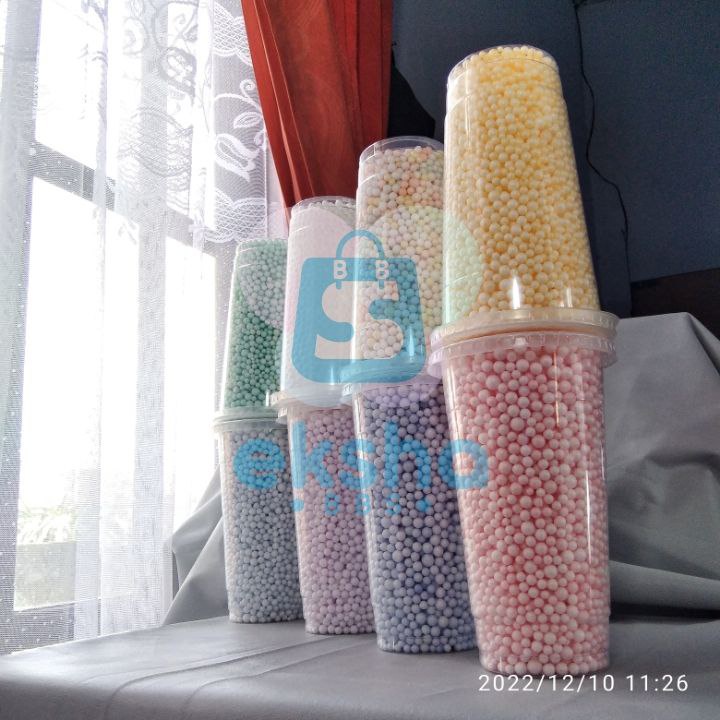 

STYROFOAM BUTIRAN WARNA-WARNI GABUS STEROFOAM HIASAN ISIAN KOTAK HADIAH KADO GIFT HAMPERS BOX PACKING