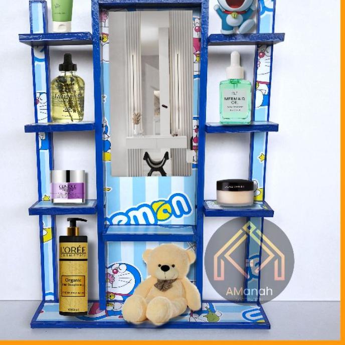 5.5 SALE [COD] RAK KOSMETIK 2 TIANG MINIMALIS MODEL KUPU2 - RAK HIAS GANTUNG RAK KOSMETIK MINIMALIS 