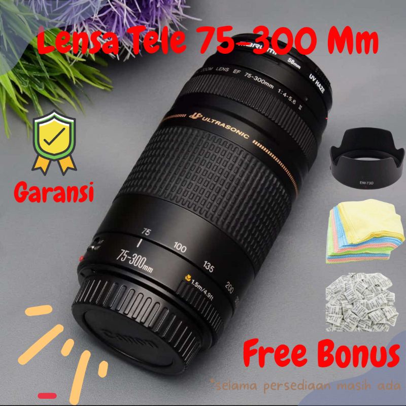 Lensa Tele Canon 75-300 Zoom Hasil Bokeh F..4 Dan Lensa Tele 55-250Mm