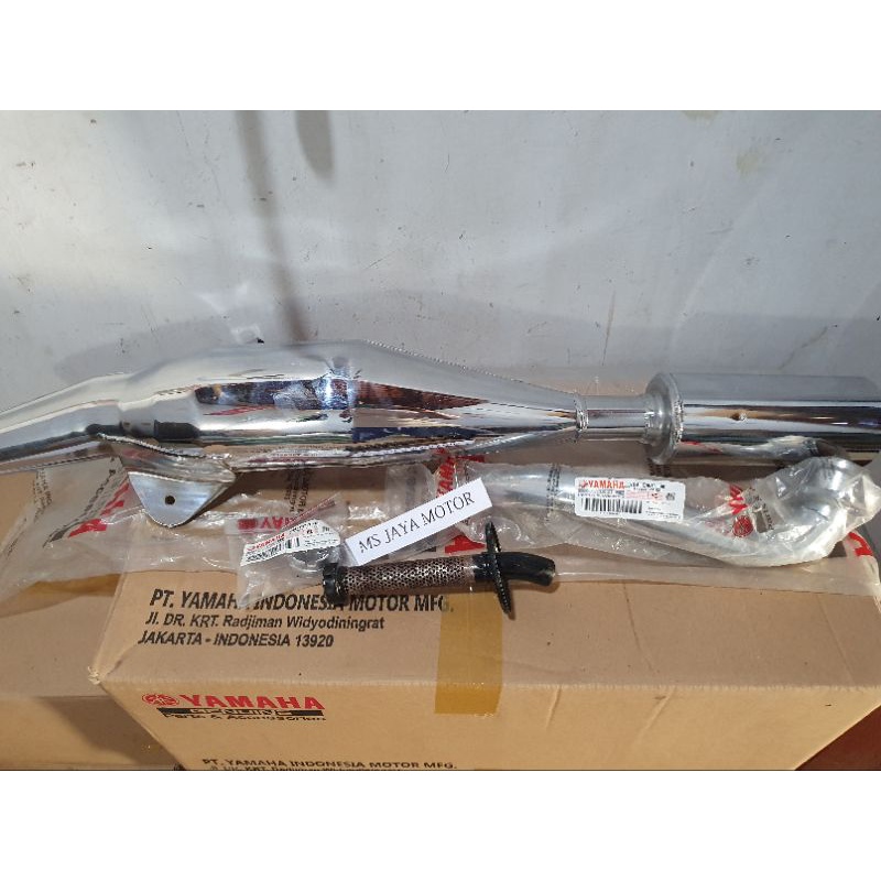 KNALPOT KENALPOT FULLSET SET ORIGINAL CHROME CROM YAMAHA FIZR FIZ R F1ZR F1Z R FORCE1 FORCE 1 FULLSE