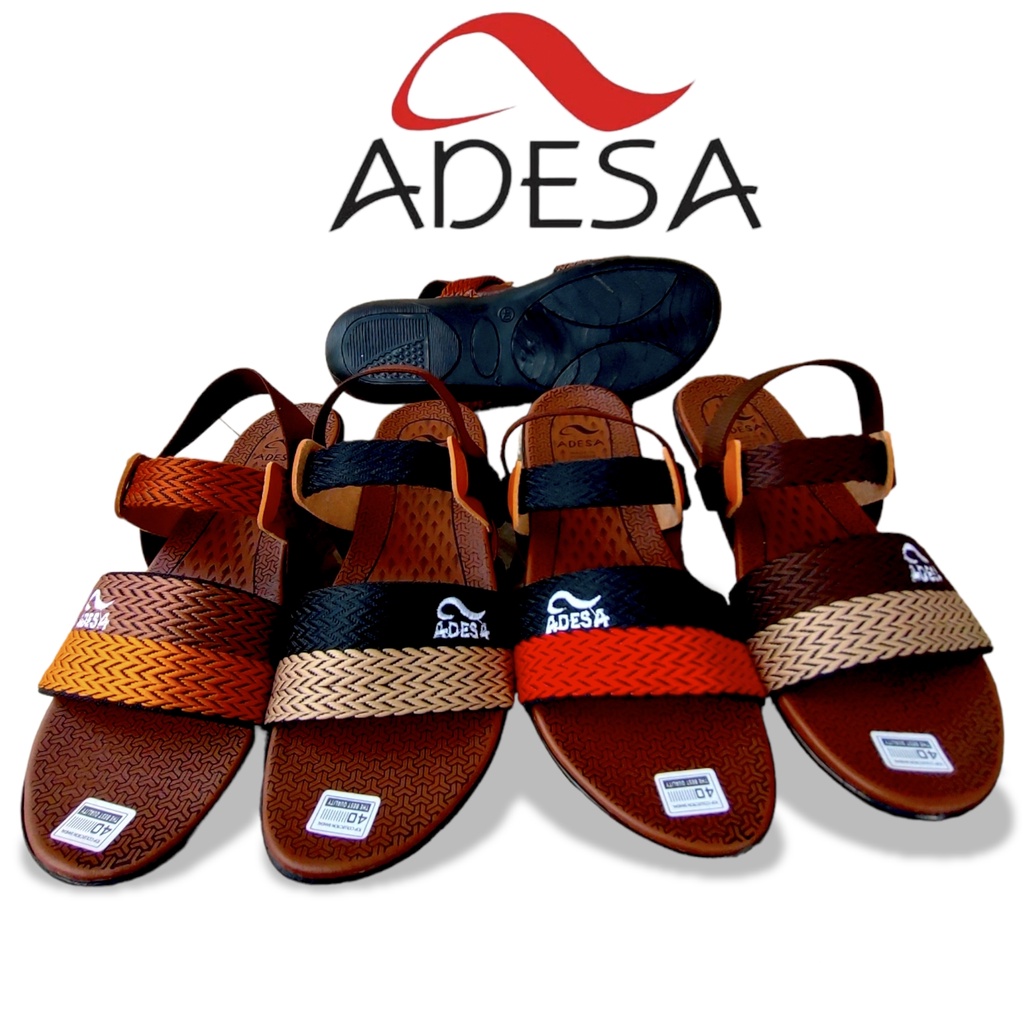 promo cuci gudang java zee sandal wanita adesa selempang rajut berbagai warna sandal turki terbaru, sandal distro sandal slide perempuan sandal murah sandal selop flat