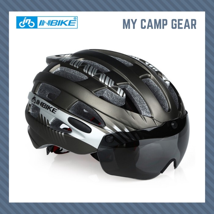 HELM SEPEDA Inbike MTB Ultralight Windproof Lens Size L