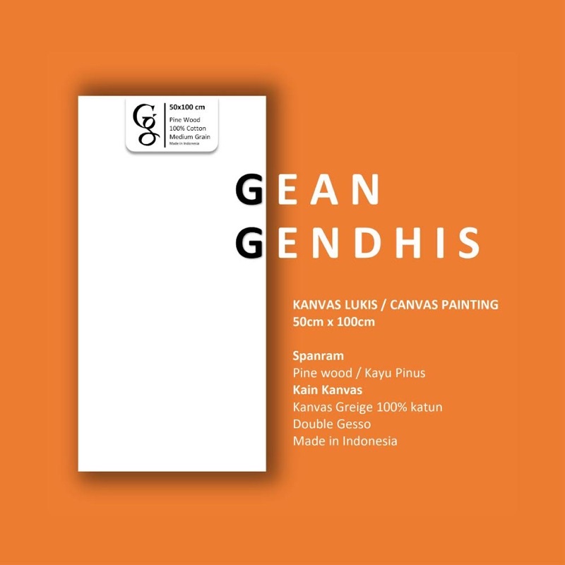 

KANVAS LUKIS 50x100 cm | CANVAS PAINTING | Gean Gendhis
