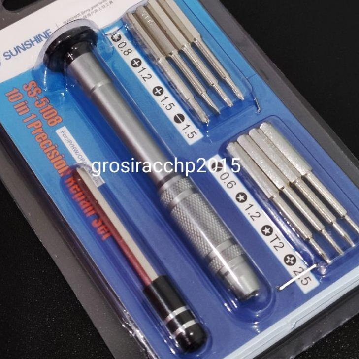 Pusat Populer OBENG SET / OBENG HP SET SUNSHINE SS-5108