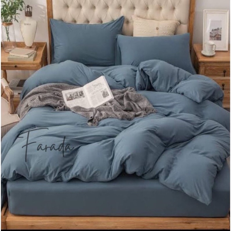 BEDCOVER UNIQUE POLOS ( Bedcover saja)