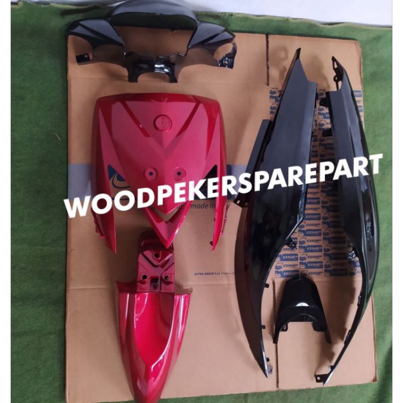 FULL BODY ALUS MIO GT MERAH HITAM