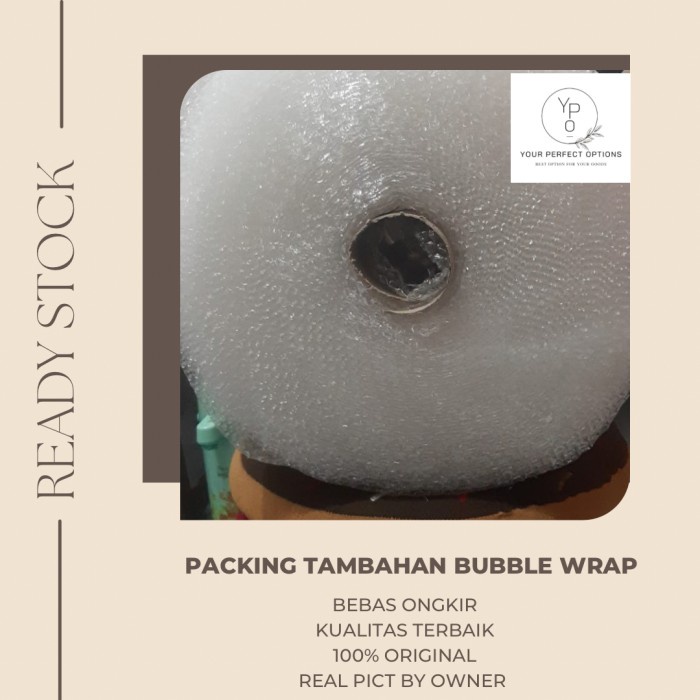 

PACKING TAMBAHAN BUBBLE WRAP
