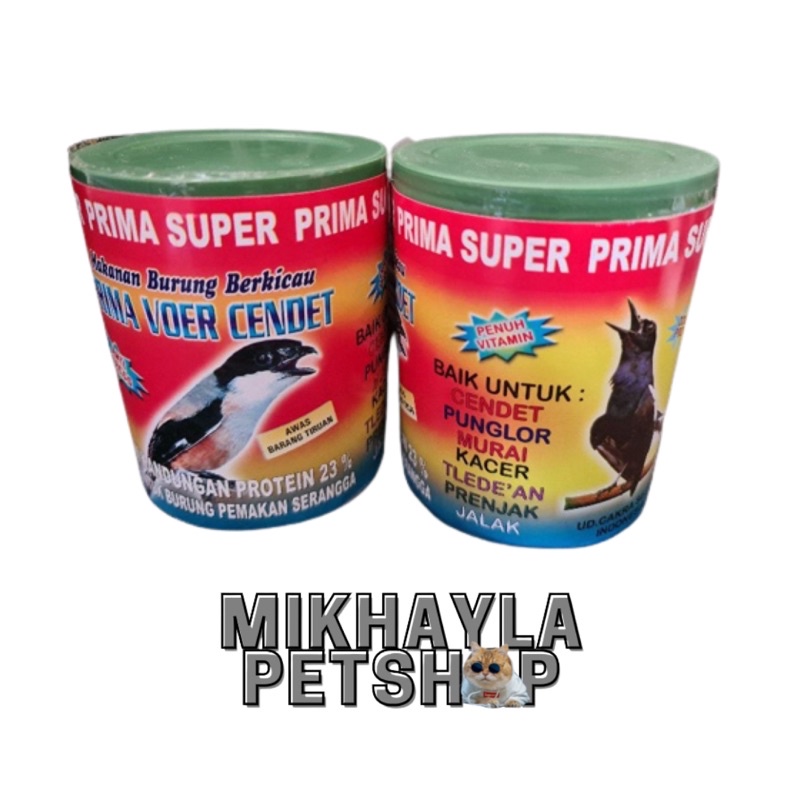 SUPER PRIMA VOER CENDET TOPLES PUR MAKANAN HARIAN PUR BURUNG PEMAKAN SERANGGA