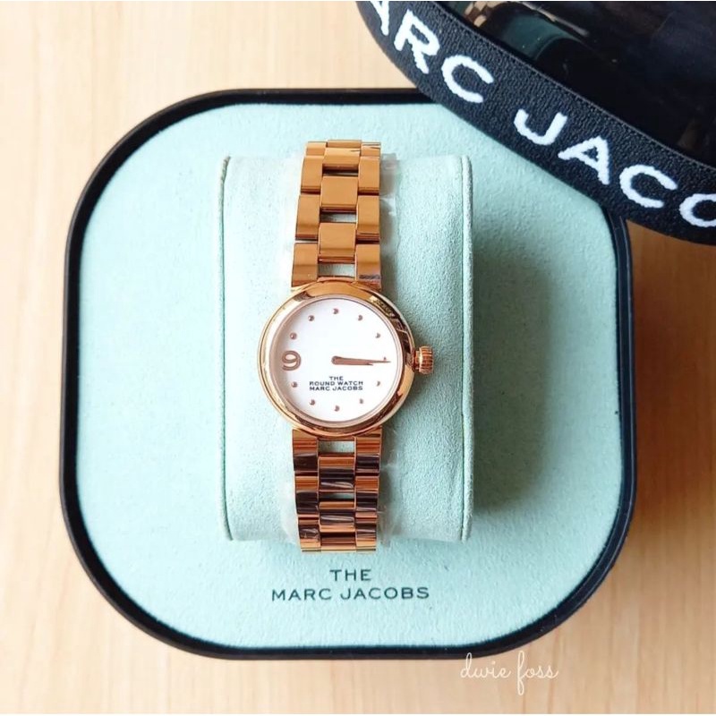 Jam Marc Jacobs The Round Rose Gold Stainless Steel Watch MJ0120184719 Original