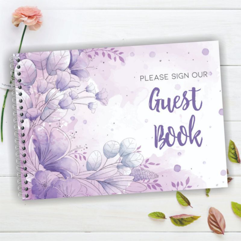 

READY Guest book buku tamu pesta pernikahan hard cover GB-20