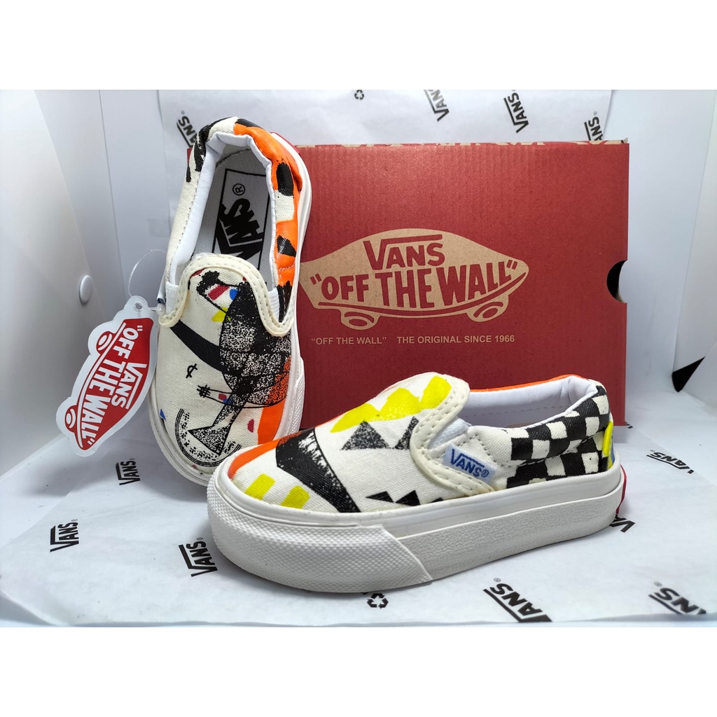 SEPATU VANS  MOMA Motif Gemoy Gemes Lucu Imut SLOP SEKOLAH PLAY GROUP TK SD ANAK KECIL LUCU MURAH PEREMPUAN LAKI-LAKI KADO HADIAH BERKUALITAS TERJANGKAU AWET NYAMAN DI PAKAI