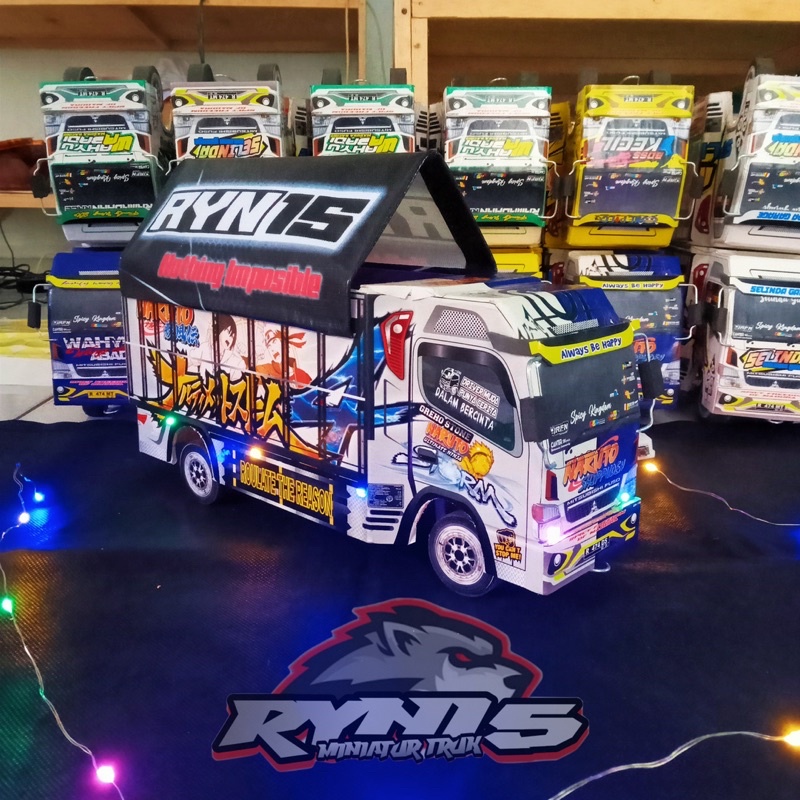 Mainan Anak Miniatur Truk Oleng Mobil Oleng Ukuran Panjang 30cm Truk Mbois Model  Wahyu Abadi Selind