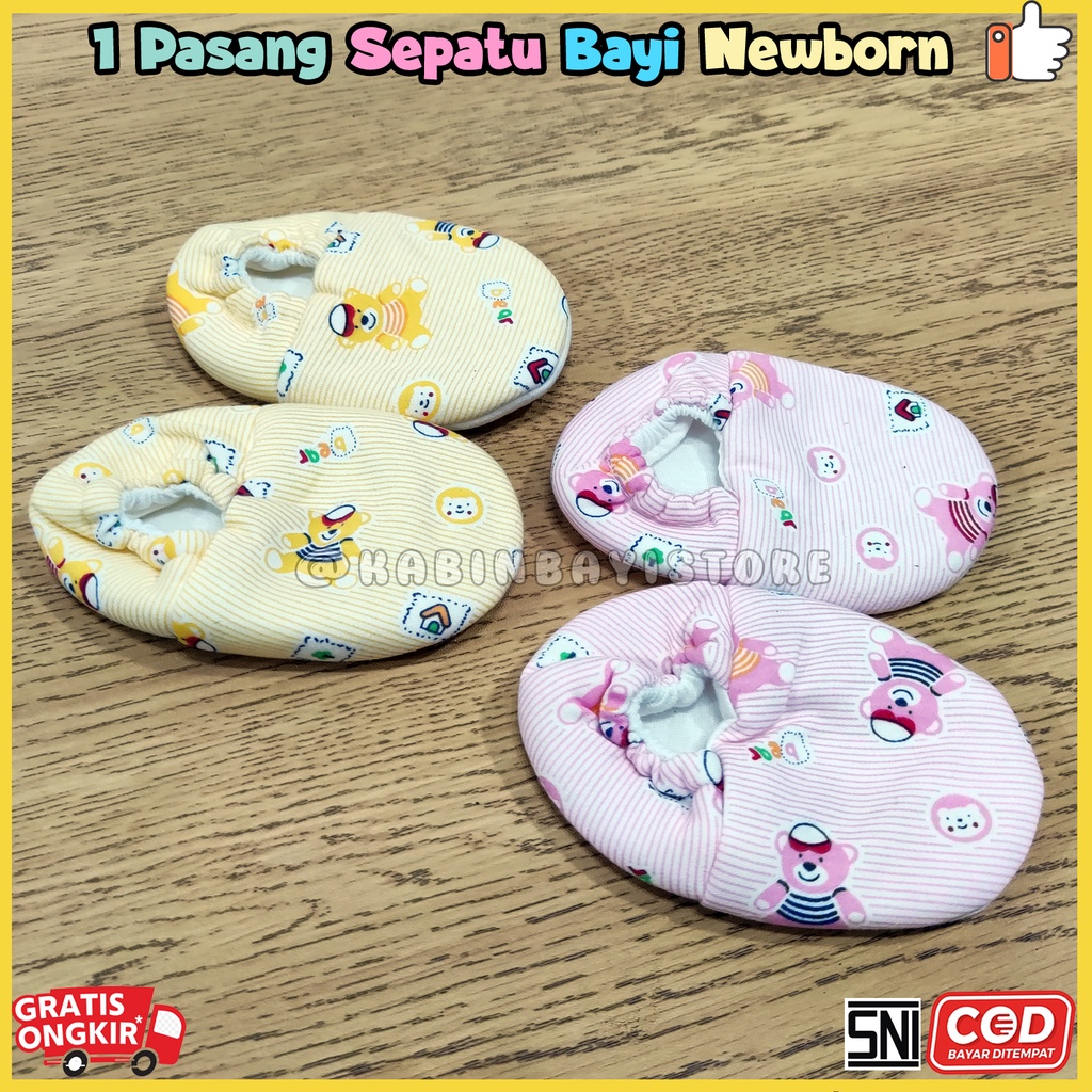 Sepatu Bayi Baru Lahir Newborn Lembut