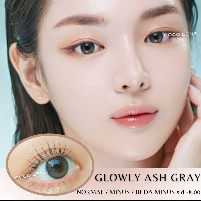 Soflens Eyelighter Glowy Brown Black Gray Normal Minus MADE IN KOREA