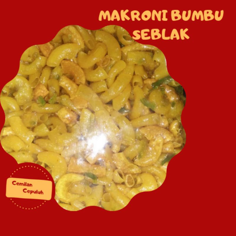 

Makroni Bumbu Seblak Cemilan Cepuluh