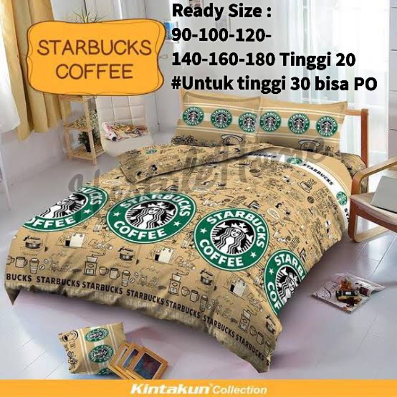 Sprei KINTAKUN Deluxe D'luxe 90 100 120 140 160 180 200 Small Super Extra Single Queen King Size Kla