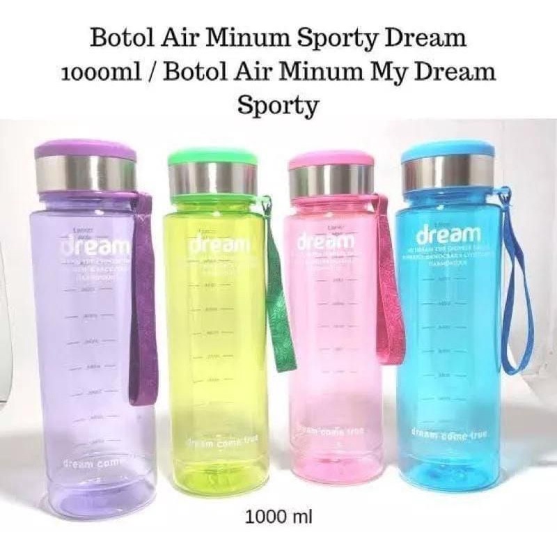 MY BOTOL/BOttle DREAM 1 Liter / Tempat Air 1 Liter Sport infused Water