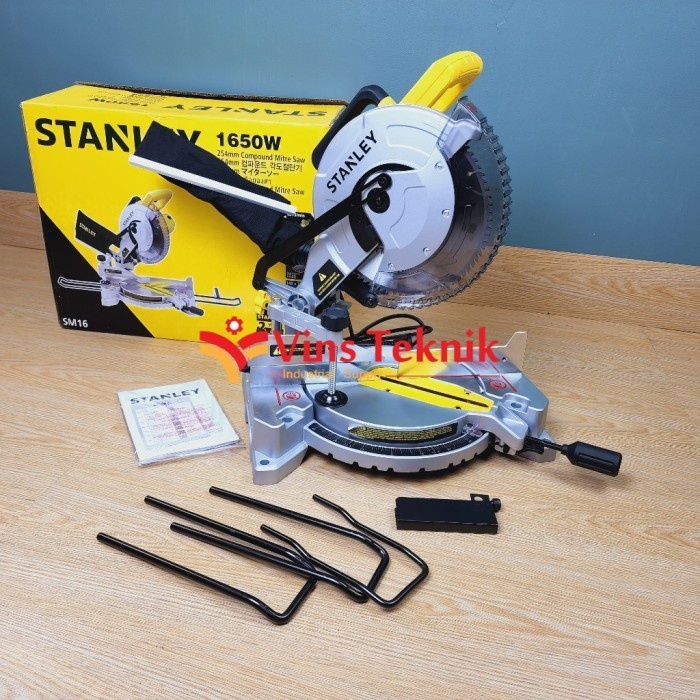 Mesin Miter Saw 10" Sm16 Stanley Coumpund Miter Saw Sm 16