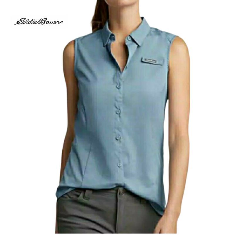 kemeja wanita dewasa merk eddie bauer original