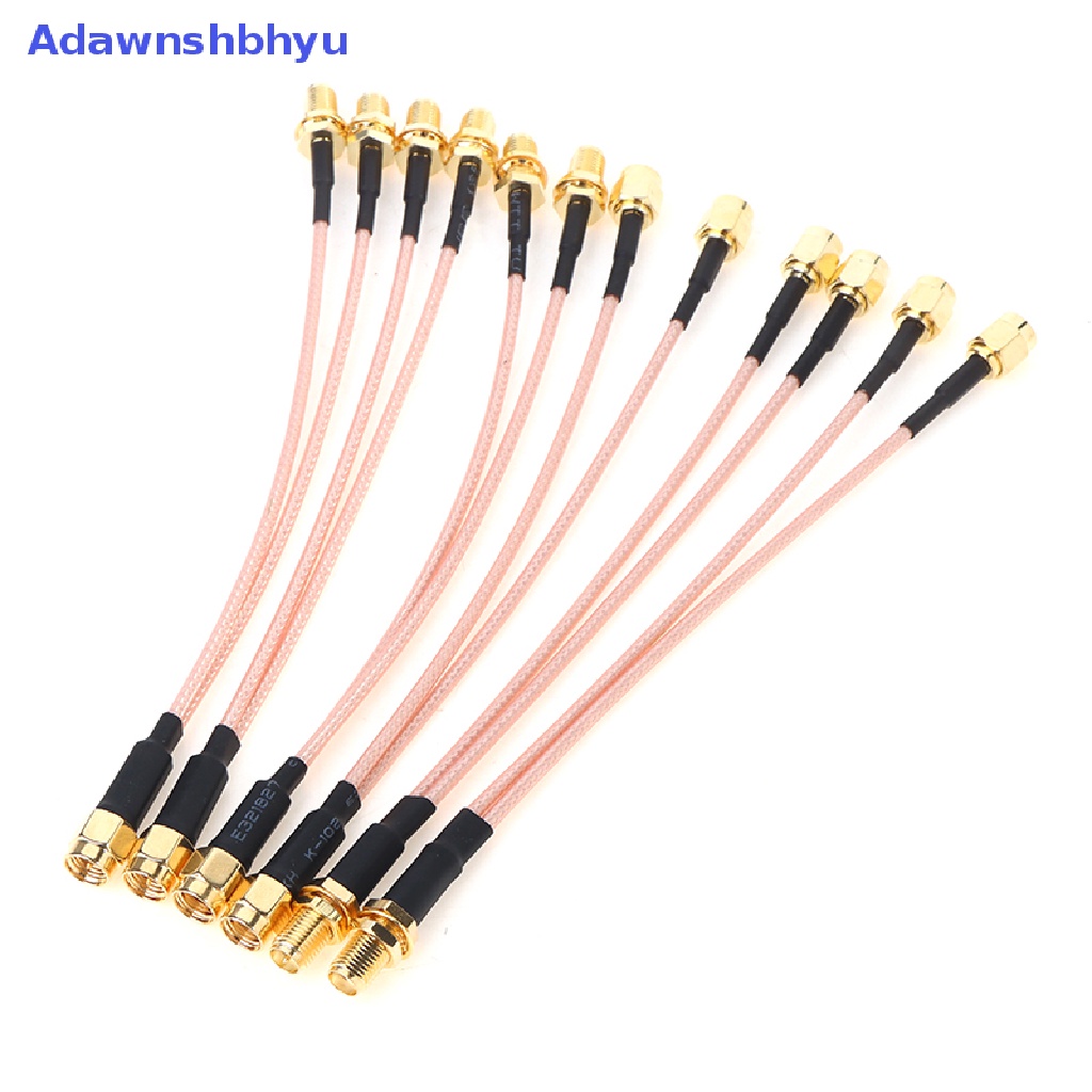 Adhyu SMA to 2X SMA Male Female Y type Splitter Combiner Jumper Kabel Kuncir ID