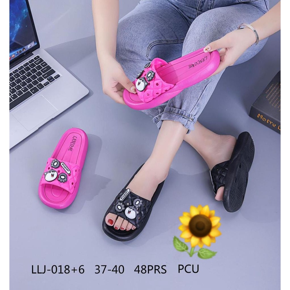 Sandal Karet Jelly Wedges Wanita Import Model Fashion KoreaTerbaru Original Kekinian by AGUNG STYLE Balance LLJ 018+6