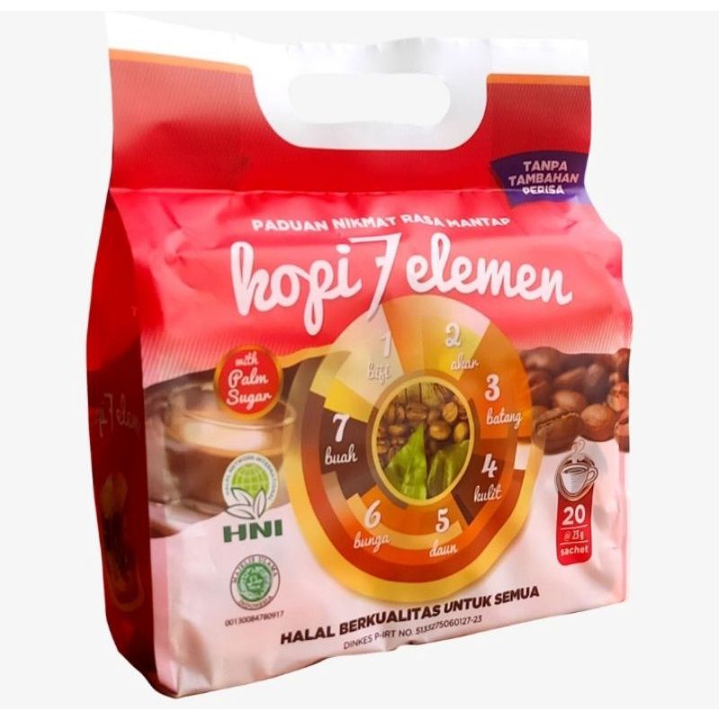 

Kopi 7 Elemen / Kopi Seven isi 20 Sachet Denpasar Bali