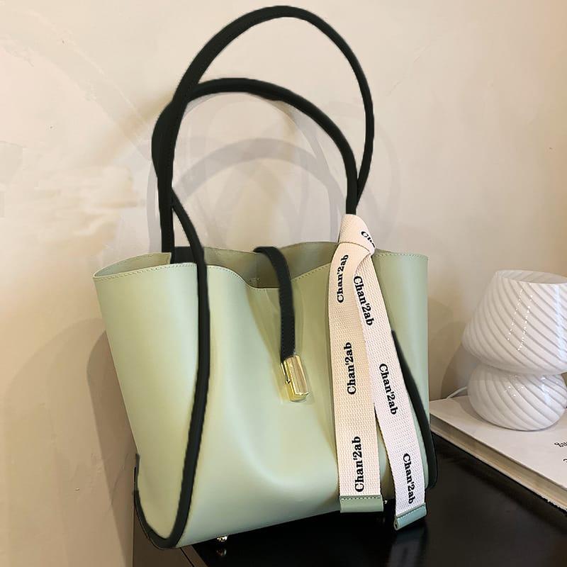 SweetSally - Angio Tote Bag Tas kuliah Cewek Korea ( Pita Twilly dijual terpisah )