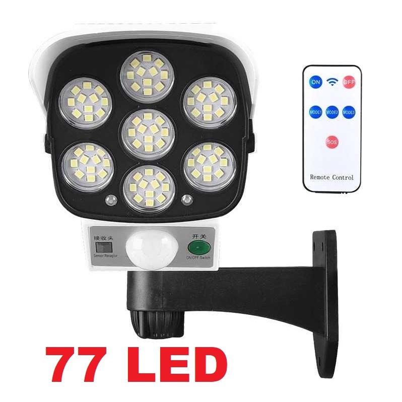 Lampu solar CCTV Tenaga Matahari LED Solar Lamp Cool White sensor / Lampu CCTV Tenaga Matahari / Lam