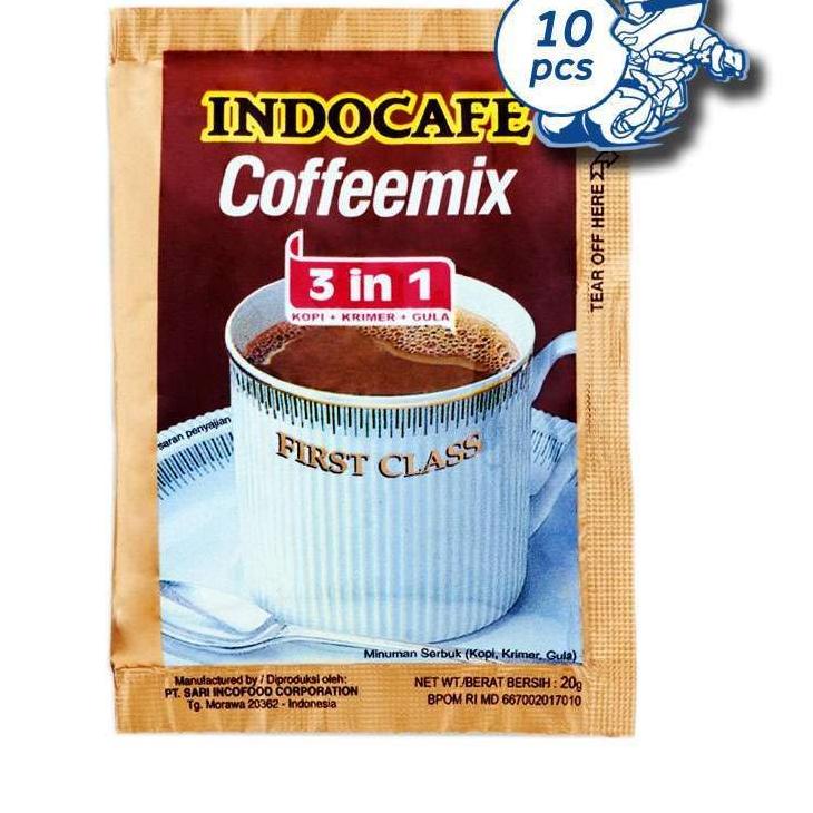 

PROMO MURAH BANGET Kopi INDOCAFE COFFEEMIX 3in1 1 renceng 10pcs